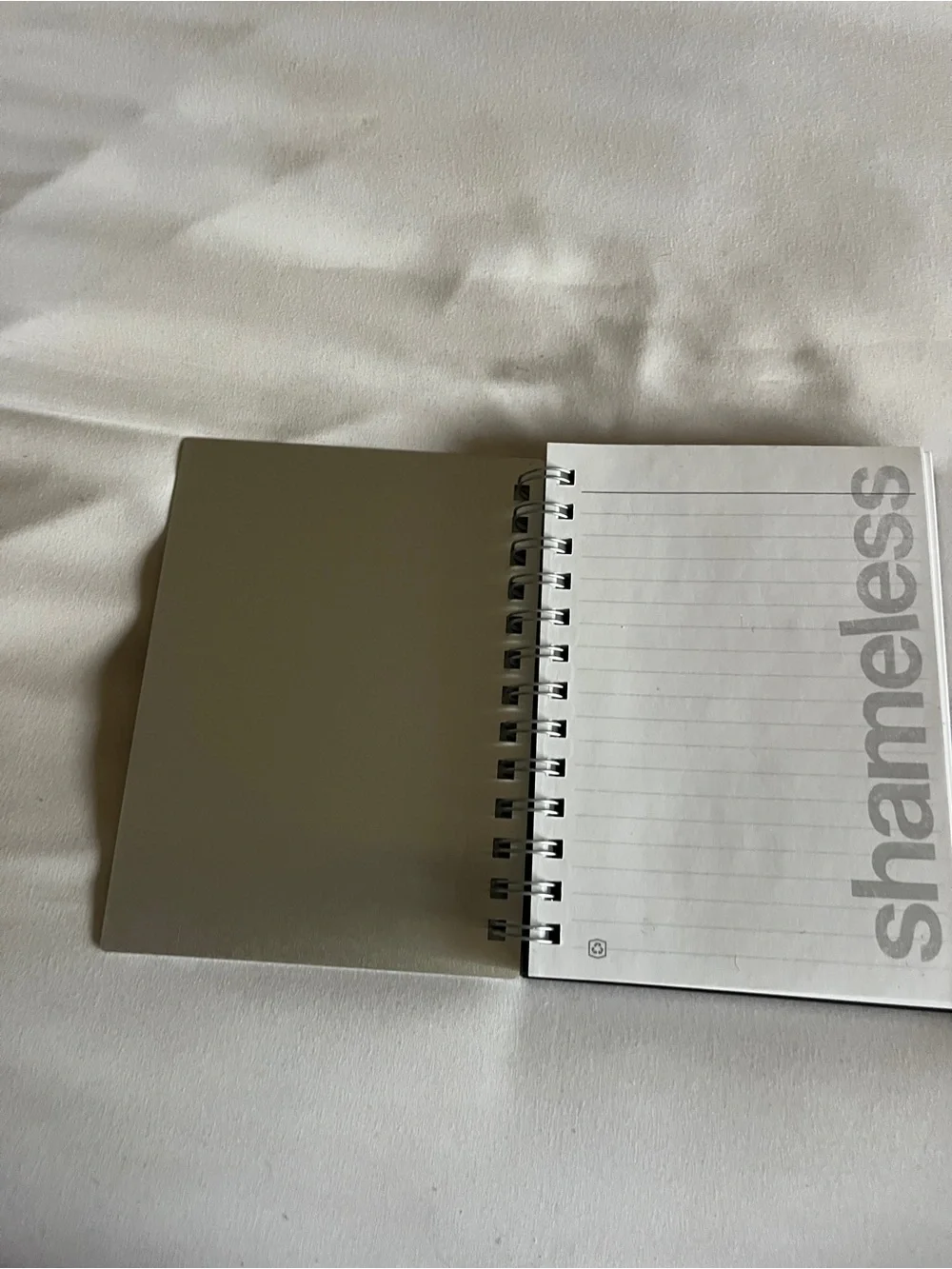 Notebook shameless silver